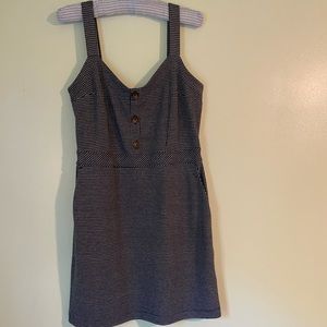Abercrombie Navy Plaid Mini Dress